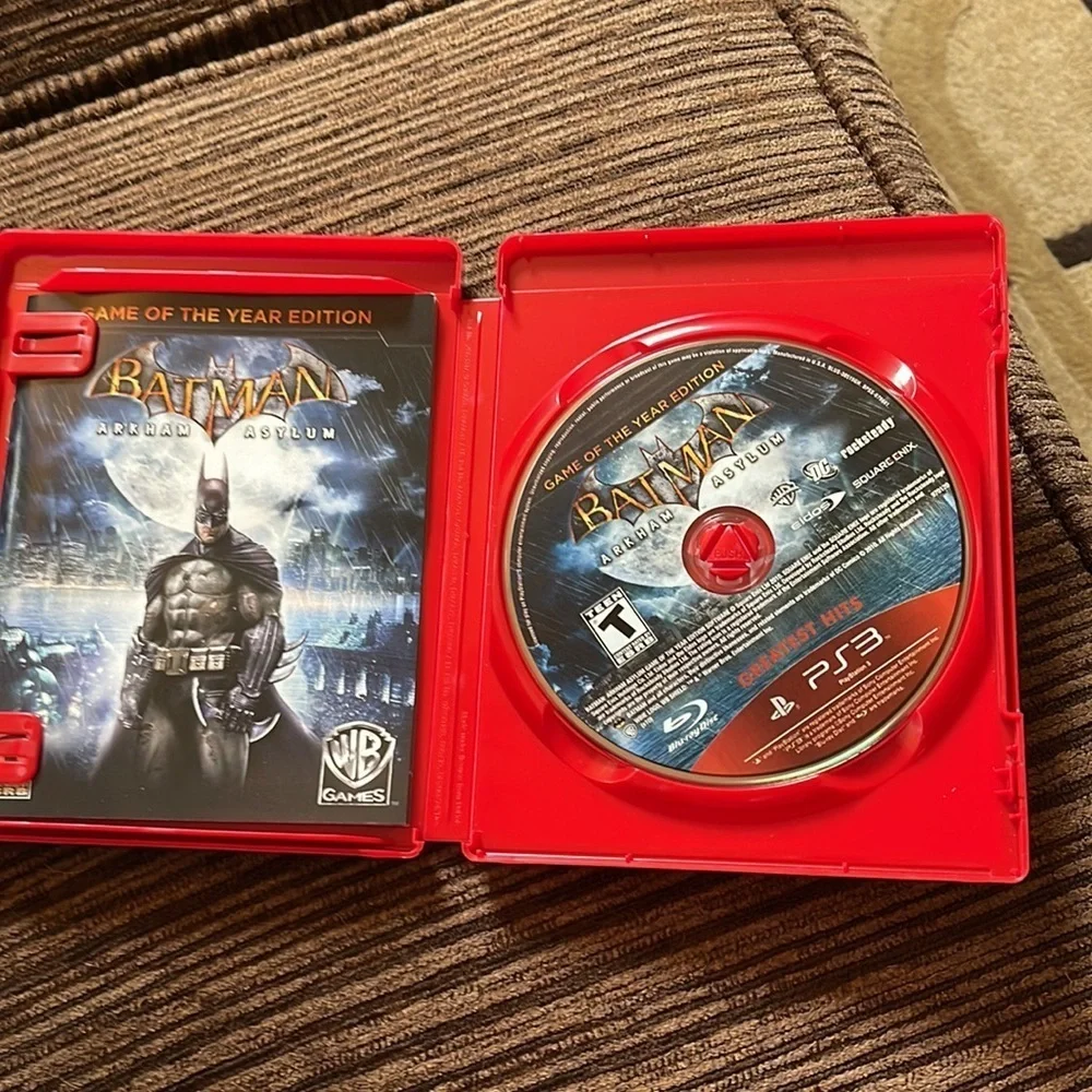 Blue ray disc ps3 play station network Batman 3d